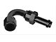 EZ Street Push-On 60 Degree Hose End; -6AN; Black