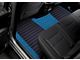 F1 Hybrid Front and Rear Floor Mats; Light Blue (19-24 RAM 1500 Quad Cab w/ Front Bucket Seats & Rear Underseat Storage)