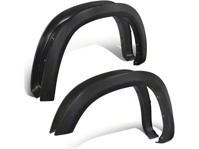 Factory Style Fender Flares; Matte Black (19-24 RAM 1500, Excluding Rebel & TRX)