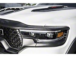 Factory Style Upper Grille Trim; Carbon Fiber (21-24 RAM 1500 TRX)