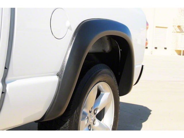 Elite Series Extra Wide Style Fender Flares; Rear; Textured Black (02-08 RAM 1500)