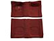Pro-Line Replacement Front and Rear Carpet Kit; Dark Red (2002 RAM 1500 Regular Cab)