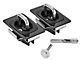 Flush Fit Retractable Tie Down Anchor; Gunmetal; Set of Two (95-25 RAM 1500 w/ Rail Cap Trim)