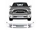 Front Bumper Cover with Fog Light Openings; Not Pre-Drilled for Front Parking Sensors; Gloss White (13-18 RAM 1500, Excluding Express, Rebel & Sport)