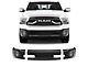 Front Bumper Cover without Fog Light Openings; Not Pre-Drilled for Front Parking Sensors; Textured Black (13-18 RAM 1500, Excluding Rebel)