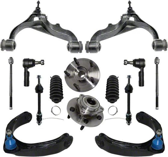 RAM 1500 Front Control Arms with Wheel Hub Assemblies and Tie Rods (06 ...