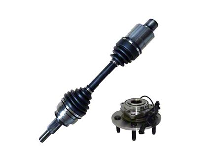 Front CV Axle with Wheel Hub Assembly (06-08 4WD RAM 1500 w/ 4-Wheel ABS)