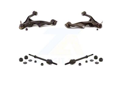 Front Lower Suspension Control Arm and Ball Joint Assemblies with Front Stabilizer Bar Link Kit (06-18 RAM 1500 w/o Air Ride, Excluding Mega Cab)