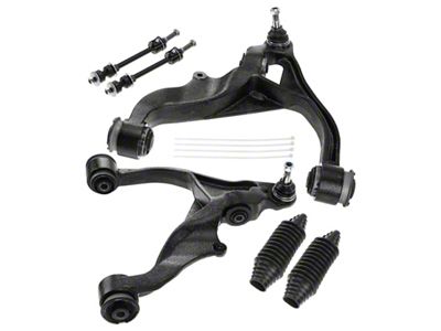 Front Lower Control Arm, Ball Joint, Front Sway Bar Link and Rack and Pinion Bellow Kit (06-12 4WD RAM 1500, Excluding Mega Cab)