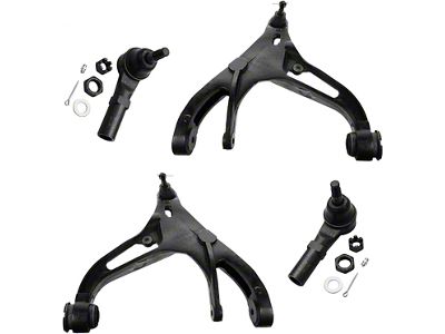 Front Lower Control Arms with Ball Joints and Outer Tie Rods (02-05 4WD RAM 1500)