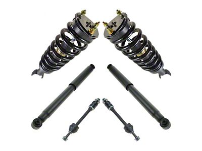 Front Strut and Spring Assemblies with Rear Shocks and Sway Bar Links (06-08 4WD RAM 1500 Regular Cab, Quad Cab)