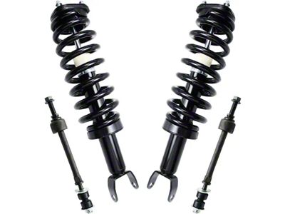 Front Strut and Spring Assemblies with Sway Bar Links (06-08 4WD RAM 1500, Excluding Mega Cab)