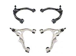 Front Upper and Lower Control Arms with Ball Joints (09-18 4WD RAM 1500)