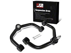 Front Upper Control Arms for 2 to 4-Inch Lift; Black (09-18 2WD RAM 1500)