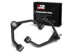 Front Upper Control Arms for 2 to 4-Inch Lift; Black (19-25 4WD RAM 1500, Excluding RHO & TRX)