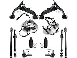 Front Wheel Hub Assemblies with Control Arms and Tie Rods (06-08 4WD RAM 1500, Excluding Mega Cab)