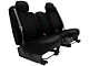 Genuine Neoprene Custom 1st Row Bucket Seat Covers; Black/Black (19-24 RAM 1500 w/ Bucket Seats)