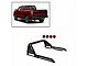 Gladiator Roll Bar with 7-Inch Red Round LED Lights; Black (94-24 RAM 1500 w/o RAM Box)