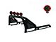 Gladiator Roll Bar with 7-Inch Red Round LED Lights; Black (94-24 RAM 1500 w/o RAM Box)