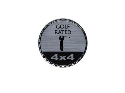 Golf Rated Badge (Universal; Some Adaptation May Be Required)