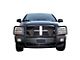 Grille Guard with 7-Inch Black Round LED Lights; Black (94-01 RAM 1500)