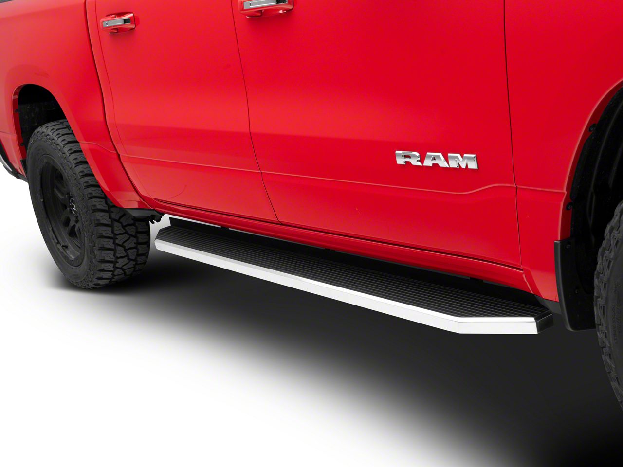 RAM 1500 H-Style Running Boards; Polished (19-25 RAM 1500 Crew Cab ...