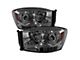 Halo Projector Headlights; Black Housing; Smoked Lens (06-08 RAM 1500)