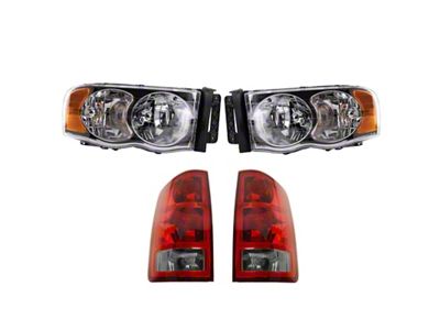 Halogen Headlights and Tail Light Set (02-05 RAM 1500)