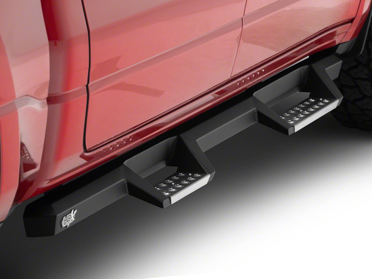 Westin RAM 1500 HDX Stainless Drop Nerf Side Step Bars; Textured Black ...