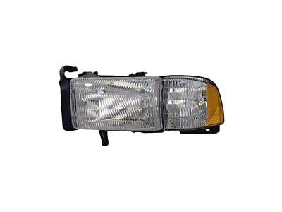 CAPA Replacement Headlight Combination Assembly; Passenger Side (2002 RAM 1500)
