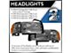 Headlights; Chrome Housing; Clear Lens (2002 RAM 1500 w/o Sport Package)