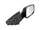 Heated Manual Folding Towing Mirror with Blind Spot Warning; Textured Black; Passenger Side (19-24 RAM 1500)