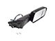 Heated Manual Folding Towing Mirror; Textured Black; Passenger Side (19-24 RAM 1500)