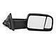 Heated Manual Folding Towing Mirrors; Textured Black (19-24 RAM 1500)