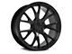 Hellcat Style Satin Black 5-Lug Wheel; 22x10; 25mm Offset (94-01 RAM 1500)