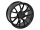 Hellcat Style Satin Black 5-Lug Wheel; 22x10; 25mm Offset (94-01 RAM 1500)