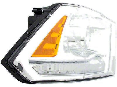 HID Headlight; Chrome Housing; Clear Lens; Passenger Side (13-15 RAM 1500 w/ Factory HID Headlights)