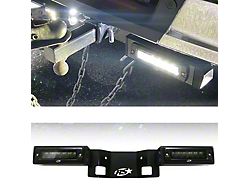 Hitch Bar Reverse 7-Inch LED Flood Lighting Heavy Duty Bolt-On Blacked Out Kit (19-25 RAM 1500)