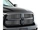 Honeycomb Style Rugged Billet Upper Overlay Grilles; Polished (13-18 RAM 1500, Excluding Rebel)