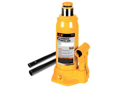 Hydraulic Bottle Jack; 2-Ton Capacity