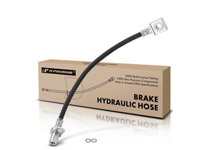 Brake Hydraulic Hose; Front Driver or Passenger Side (06-07 RAM 1500 w/ 4-Wheel ABS)