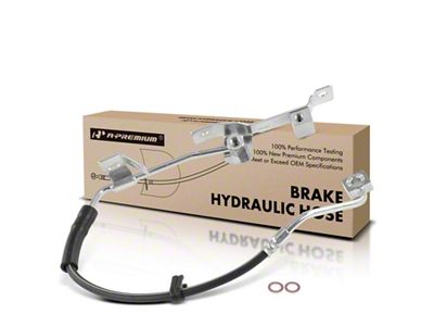 Brake Hydraulic Hose; Front Driver Side (04-05 RAM 1500 w/ 2-Wheel ABS)