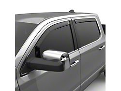 EGR In-Channel Window Visors; Front and Rear; Dark Smoke (19-24 RAM 1500 Quad Cab)