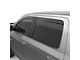 EGR In-Channel Window Visors; Front and Rear; Matte Black (09-18 RAM 1500 Crew Cab)