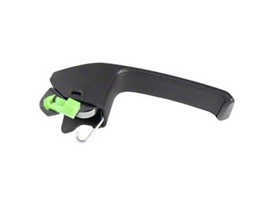 Interior Door Handle; Front or Rear Driver Side; Black (09-18 RAM 1500)