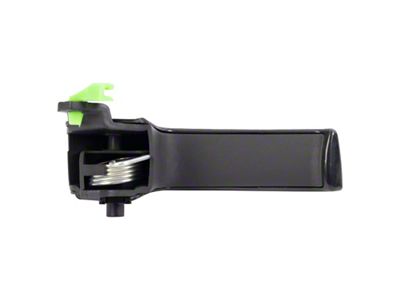 Interior Door Handle; Rear Driver Side; Black (09-18 RAM 1500 Quad Cab)