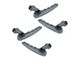 Interior Door Handles; Front and Rear; Gray (02-08 RAM 1500)