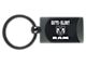 Guts; Glory; RAM Two-Tone Rectangular Key Fob; Gunmetal