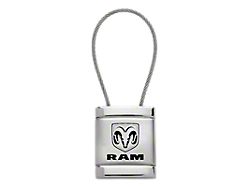 RAM Satin-Chrome Cable Key Fob