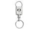 RAM Head Logo Satin-Chrome Valet Key Fob